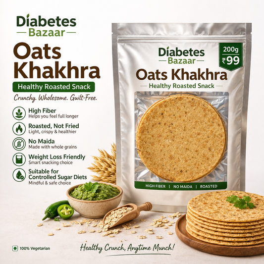 oats khakhra healthy snack India