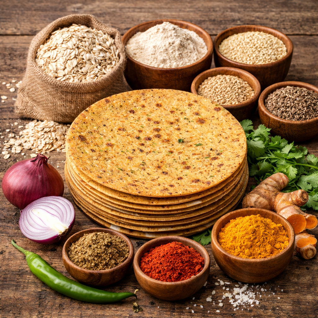 weight loss snack oats khakhra