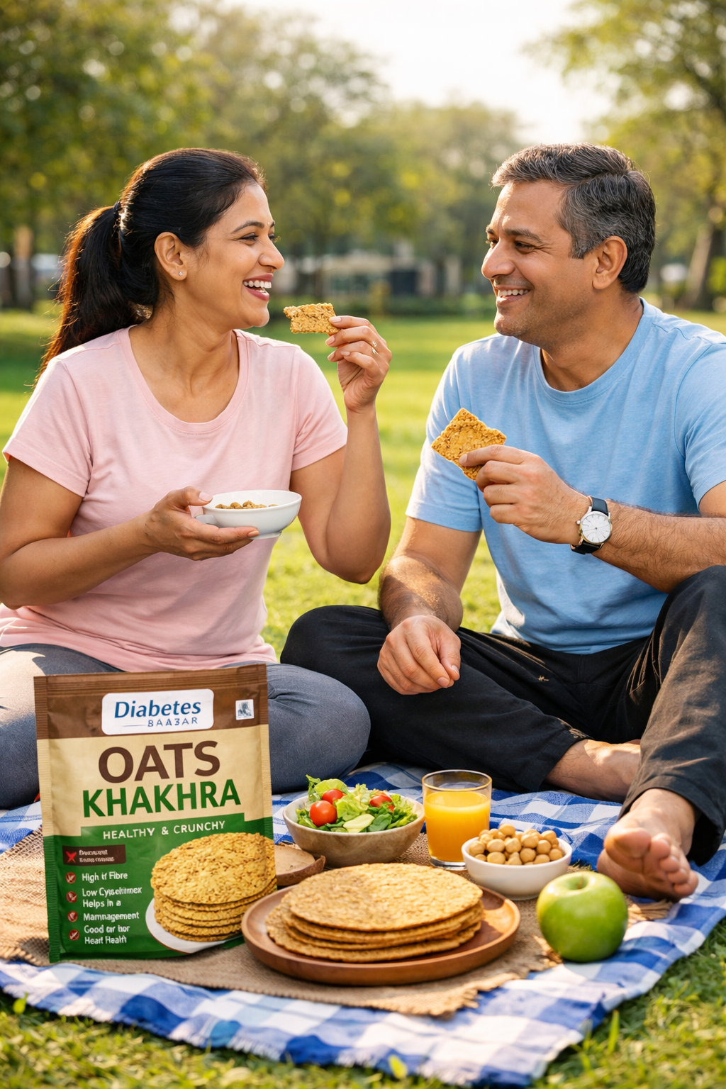 diabetes friendly khakhra snack